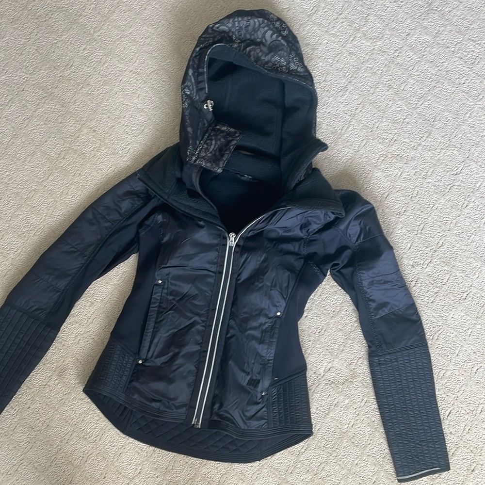 Lululemon Black Work Out Jacket